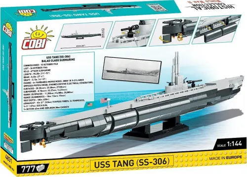 Cobi Historical collection WW2 USS Tang SS-306 (4831)