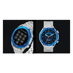 Smartwatch IMIKI Xplorer Oyster Srebrno-niebieski