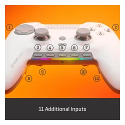 Pad SCUF Envision Pro Wireless V2 do PC Bezprzewodowy Biały