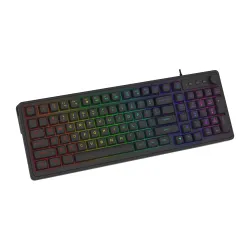 Klawiatura membranowa Savio GALAXIS RGB Czarny