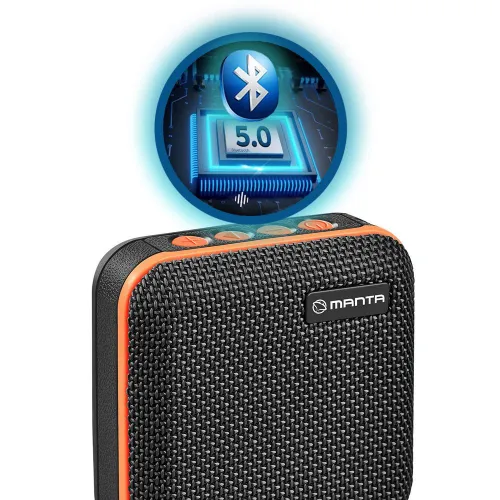 Głośnik Bluetooth Manta SPK01GO 10W Radio FM Czarny