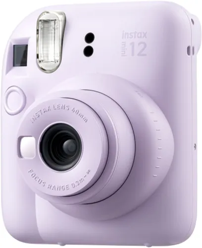 Aparat FUJIFILM Instax Mini 12 Fioletowy Pokrowiec + Album + Ramki + Sznurek + Klamerki