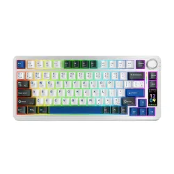 Klawiatura mechaniczna Rampage Quell Pro LEOBOG Star Vector Biało-Czarny