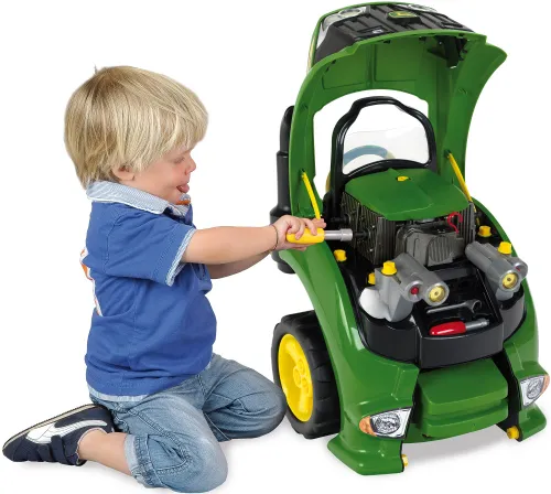 Traktor KLEIN John Deere z silnikiem do skręcania 3916