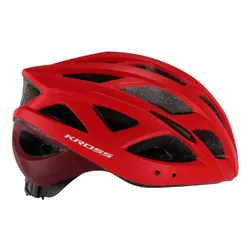 Kask rowerowy KROSS Vincitore Czerwony MTB (rozmiar M)