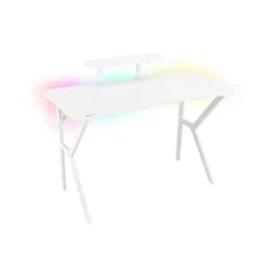 Biurko Genesis Holm 320 RGB 120cm Biały