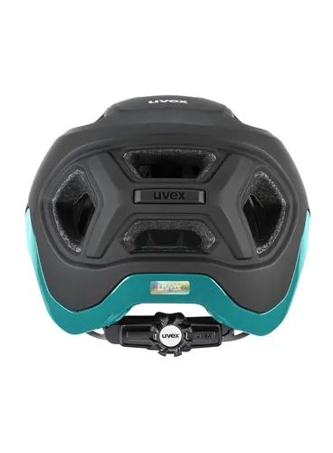 Kask rowerowy Uvex React - black/teal matt