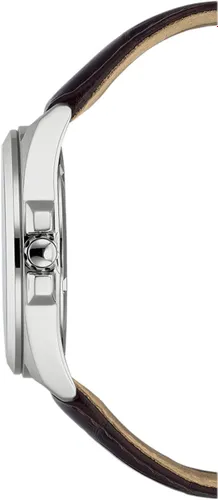 Zegarek CITIZEN Eco-Drive Leather BM7108-22L Stalowo-brązowy