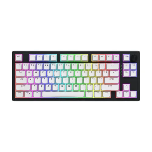 Klawiatura mechaniczna Hator Skyfall 80 Wireless Aurum Lemon Czarno-Szary