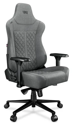 Fotel YUMISU 2052 Magnetic Jasnoszaro-czarny