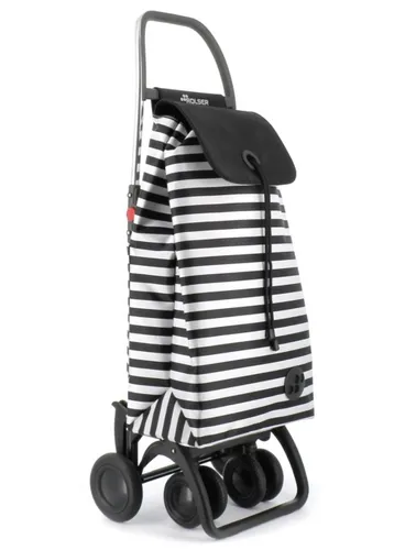Wózek na zakupy składany Rolser I-Max 4 LT Tour Marina - white / black