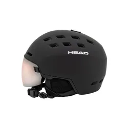 Kask narciarski męski z wbudowaną szybą HEAD RADAR black 2023 - Rozmiar - XL/XXL