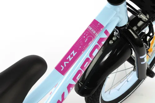 Rower dziecięcy KARBON Jazz 14 cali dla dziewczynki Miętowy