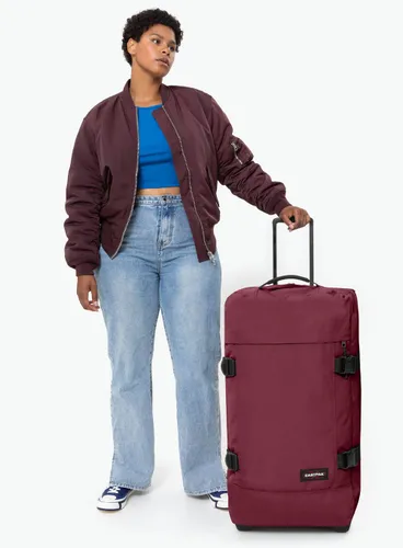 Eastpak Tranverz L-meşgul burgundy seyahat çantası