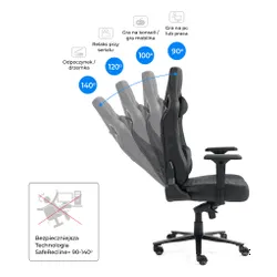 Fotel GAMVIS Elite 2.0 Pro XXL Czarny (czarne elementy)