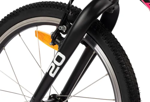 Rower dziecięcy KARBON Superlight 20 cali dla dziewczynki Różowy