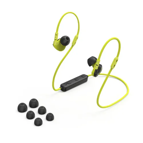 Słuchawki bezprzewodowe Hama Freedom Athletics III Dokanałowe Bluetooth 5.3 Żółty