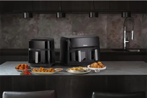 Air Fryer Frytkownica beztłuszczowa HISENSE HAF1800DCD 6.3l z okienkiem do obserwacji postępów gotowania