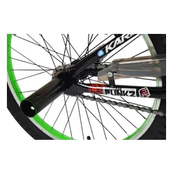Rower dziecięcy KARBON Stickerboomb BMX 20 Czarno-zielony