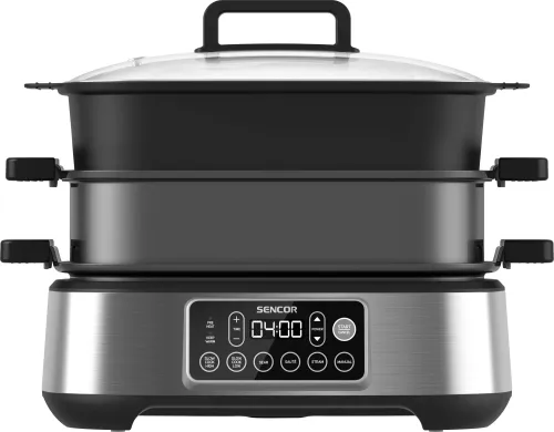 Wolnowar Sencor SPR 6300BK 1360W 6l Kosz do gotowania na parze