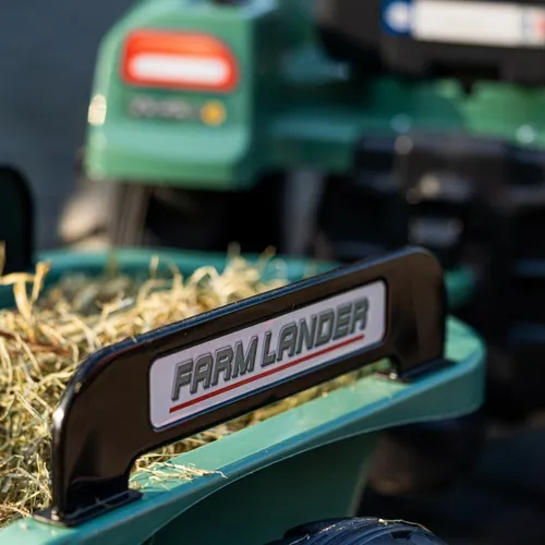Falk Traktor Lander Zielony Na Pedały Z Przyczepką Od 3-7 Lat