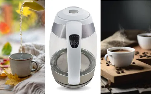 Czajnik elektryczny ŁUCZNIK WK-2020 Biały