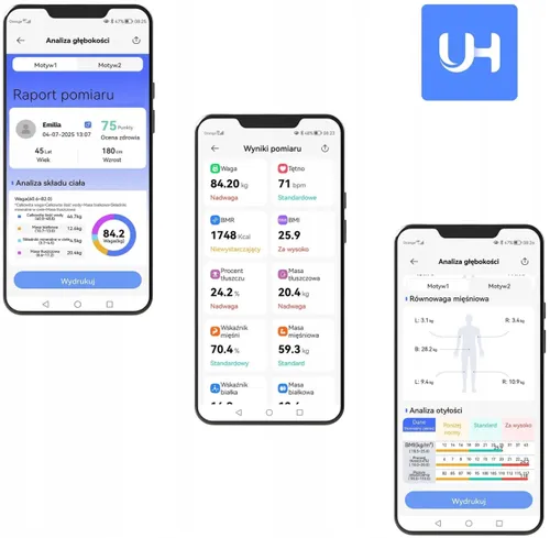 Waga łazienkowa WEBBER Siena PS636C Czarny