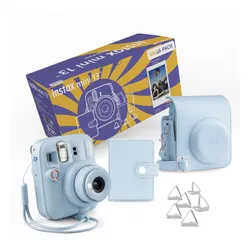 Aparat FUJIFILM Instax Mini 13 Niebieski + Pokrowiec + Album + Spinacze