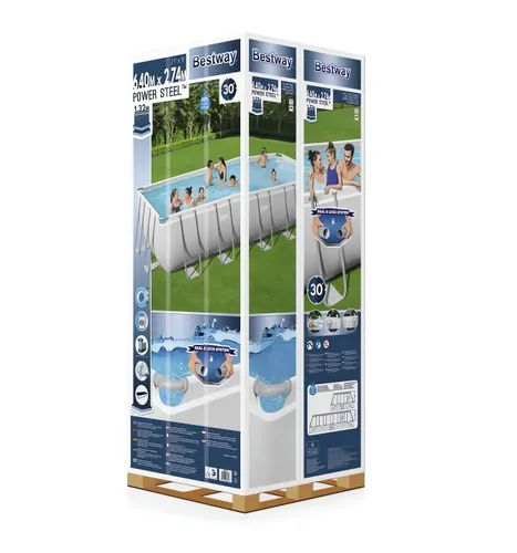Basen BESTWAY Power Steel 5611Z 640 x 274 x 132 cm 19281L