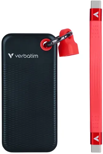Dysk VERBATIM Pocket 512GB SSD Czarno-czerwony