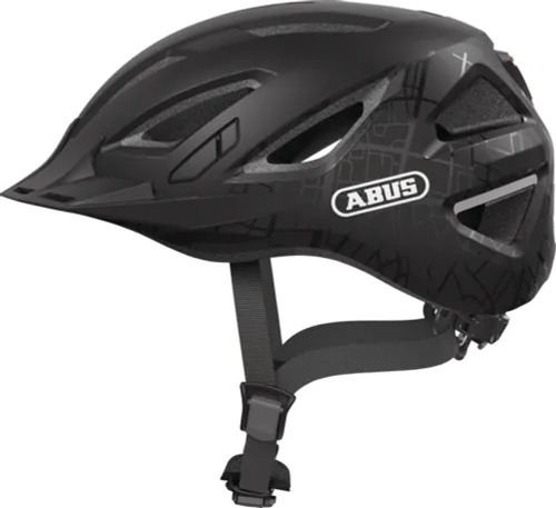 Kask rowerowy ABUS Urban-I 3.0 Street Art Czarny Miejski (rozmiar S)