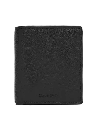 Calvin Klein Duży Portfel Męski Micropebble Comp Trifold W Coin LV04D1034G
