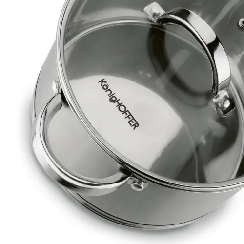 Garnek na indukcję z pokrywką Konighoffer Petra 1,8 l