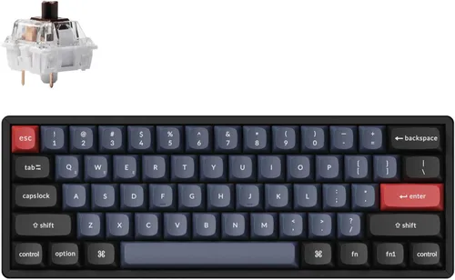 Klawiatura KEYCHRON K12P-J3 Wireless K Pro Brown RGB Czarno-niebieski