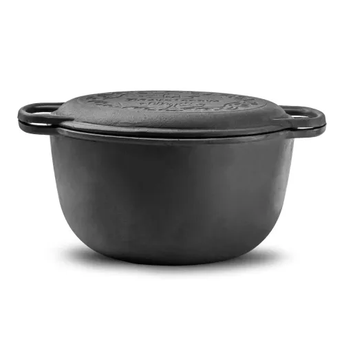 Garnek żeliwny z pokrywką MAYSTERNYA IRON 6 l