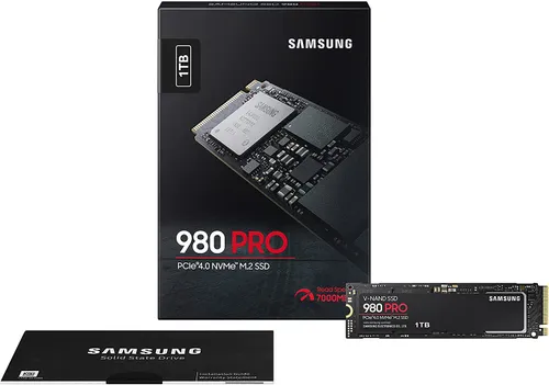 1 ТБ Внутренний SSD диск Samsung 980 PRO M.2 PCI-E 4.0 (MZ-V8P1T0BW)