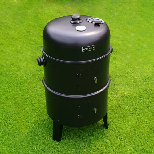 Grill węglowy VELACO VL12-BLACK Czarny
