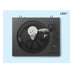 Gramofon Sony PS-LX3BT Automatyczny Napęd paskowy Przedwzmacniacz Bluetooth Czarny