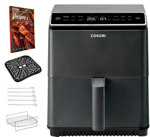 Air Fryer Frytkownica beztłuszczowa COSORI CAF-P681S-KEUR Dual Blaze 6.4l Wi-Fi zabezpieczenie przed przegrzaniem