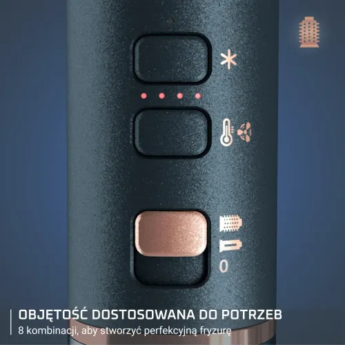Suszarko-lokówka Rowenta Air Rotate UB9920 1300W Jonizacja Obrotowa Zimny nawiew Średnica szczotki 38mm 50mm 4 poziomy temperatury