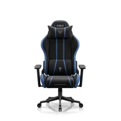 Fotel Diablo Chairs X-One 2.0 Small Night Blue Gamingowy do 90kg Tkanina Czarno-Niebieski