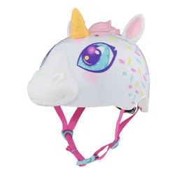 Kask rowerowy RASKULLZ Super Unicone Biały dla Dzieci (rozmiar S)