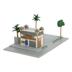 Zestaw pojazdów JADA TOYS Szybcy i wściekli Nano Scene Kawiarnia Toretto 9334914314R00