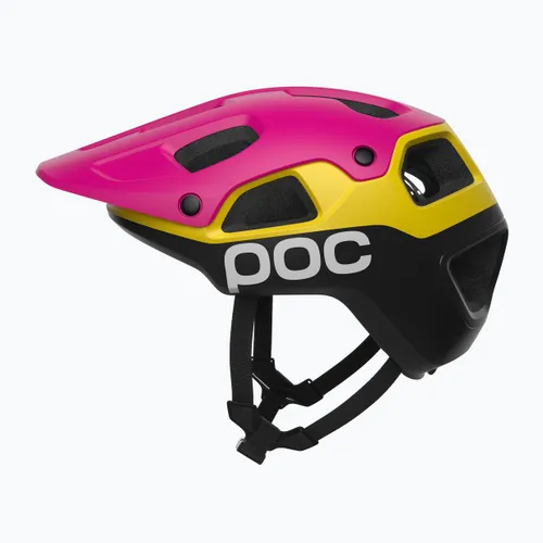 Kask rowerowy POC Cularis Pure rhos red matt/citrine yellow matt