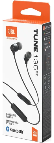 Słuchawki dokanałowe JBL Tune 135BT Czarny