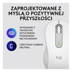 Myszka Logitech Signature M650 L dla leworęcznych - biały