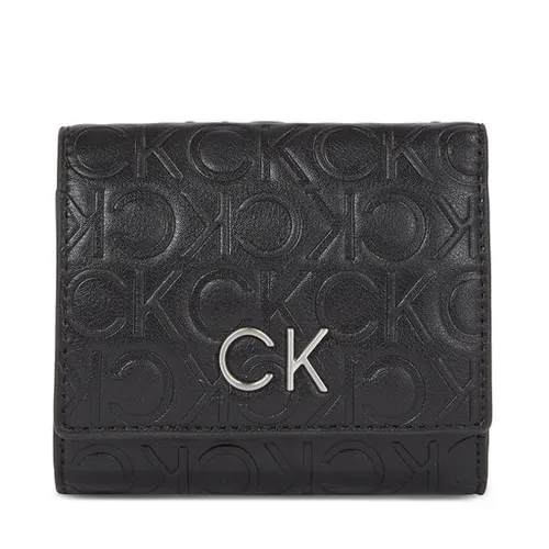 Женский кошелек Calvin Klein Re-Lock Trifold Xs Emb K60k611321 CK Black BAX