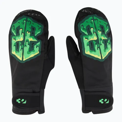 Rękawice snowboardowe męskie ThirtyTwo Gateway Mitt black/green