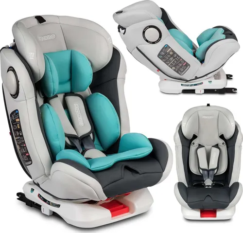 Fotelik samochodowy Ricokids Spinway Pro 0-36 kg turkusowy