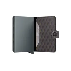 Mini Portfel Secrid Miniwallet Optical - grey / yellow